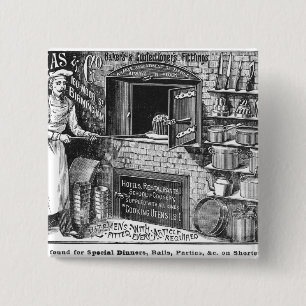 Advertisement for Lomas and Co. 15 Cm Square Badge