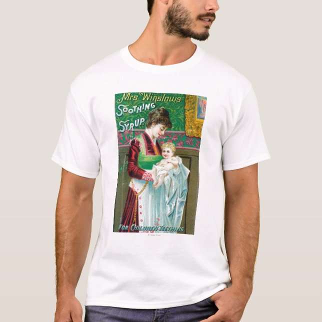 Advertisement for Mrs Winslows Soothing Syrup T-Shirt (Front)