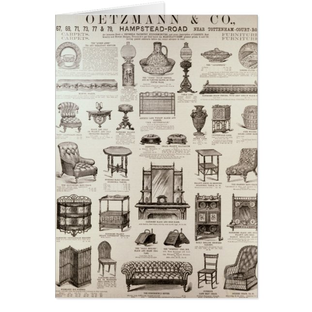 Advertisement for Oetzmann & Co. (Front)