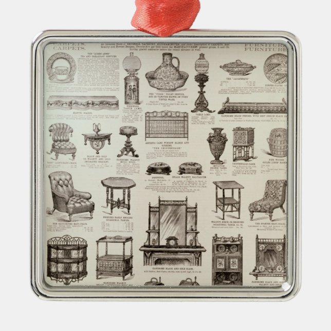 Advertisement for Oetzmann & Co. Metal Tree Decoration (Front)