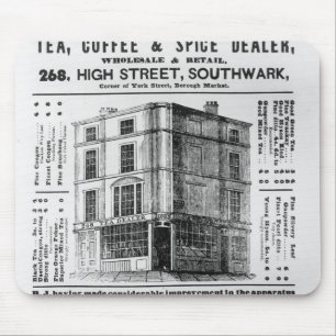Advertisement for Robert Jones, Tea Mouse Mat