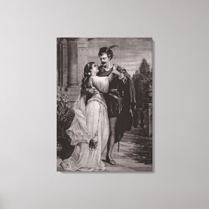 Advertisement for 'Romeo And Juliet', at the Opera Canvas Print