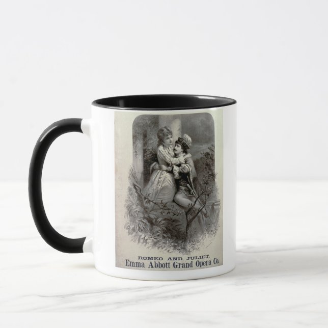 Advertisement for 'Romeo And Juliet', Starring Emm Mug (Left)