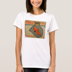 Advertisement for 'Stauf Shoes' (colour litho) T-Shirt