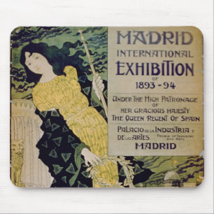 Advertisement for the 'Madrid International Exhibi Mouse Mat