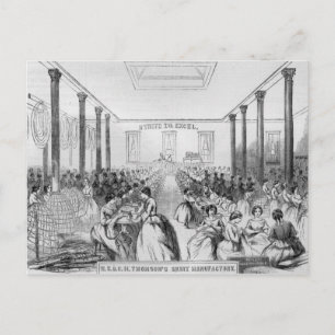 Advertisement for Thomson's Skirt Manufacture Postcard