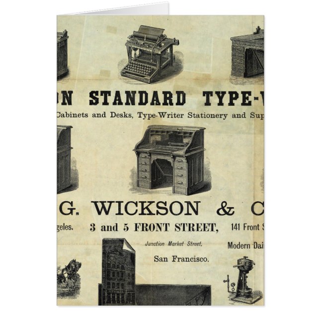 Advertisement with Guide Map (Front)