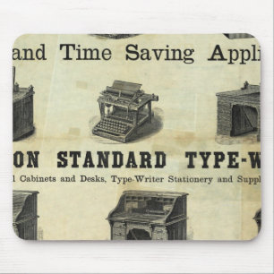 Advertisement with Guide Map Mouse Mat