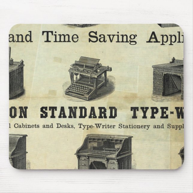 Advertisement with Guide Map Mouse Mat (Front)