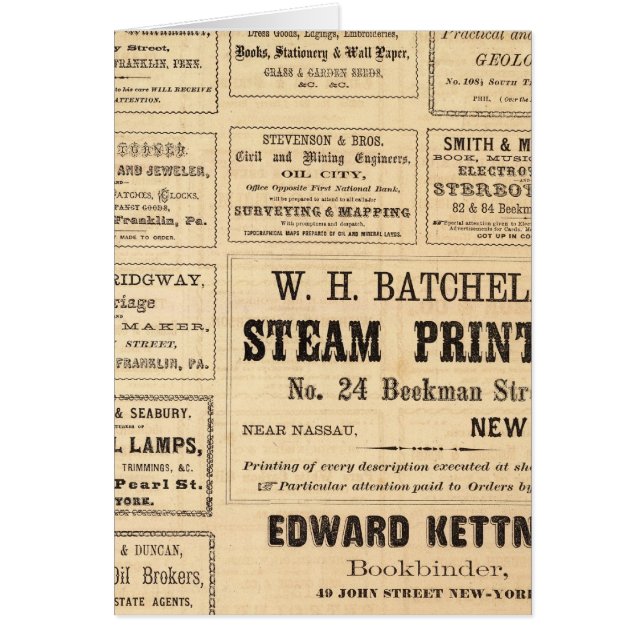 Advertisements for oil (Front)