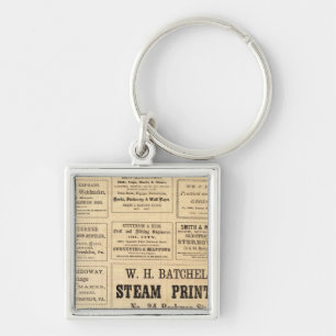 Advertisements for oil key ring