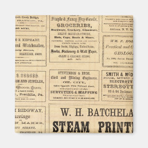 Advertisements for oil magnet