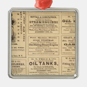 Advertisements Metal Tree Decoration