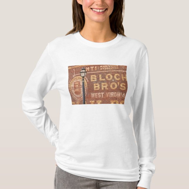 Advertisements on side of building T-Shirt (Front)