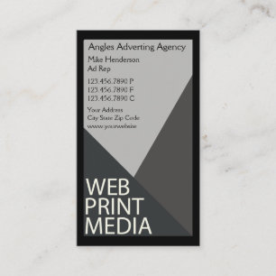 Advertising Agency Business Card