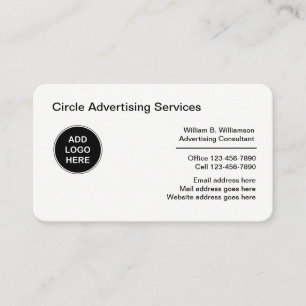Advertising Agency Logo Template Business Card