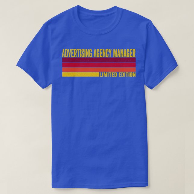 Advertising Agency Manager T-Shirt (Design Front)