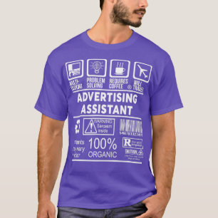 ADVERTISING ASSISTANT NICE DESIGN 2017 T-Shirt
