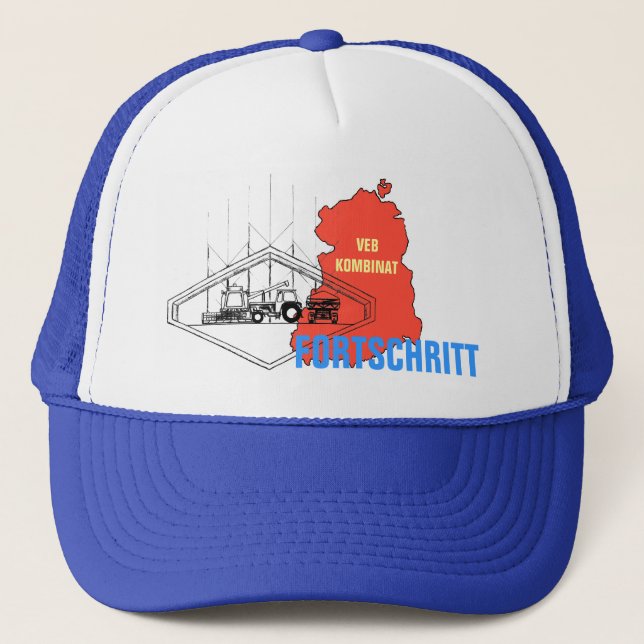 Advertising Design Combined Progress DDR. Trucker Hat (Front)