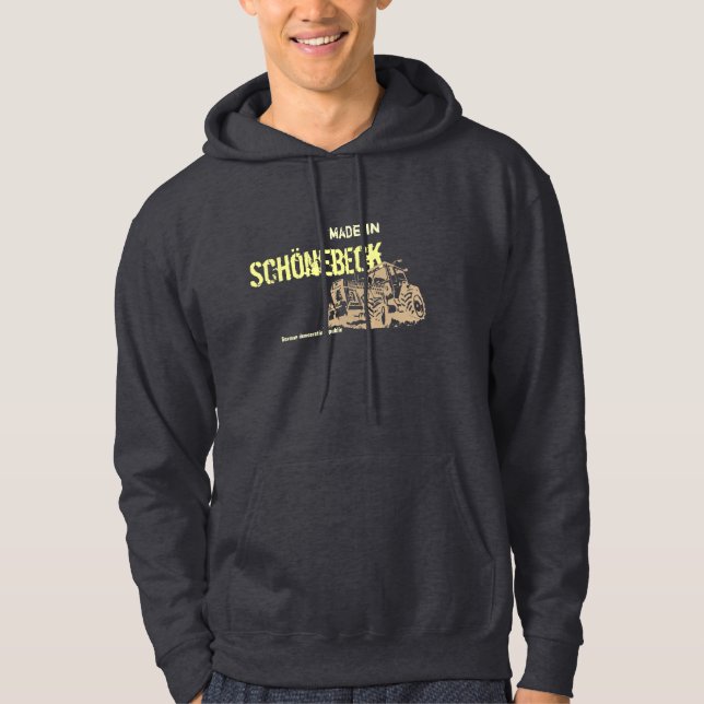 advertising design Schönebeck DDR. Hoodie (Front)
