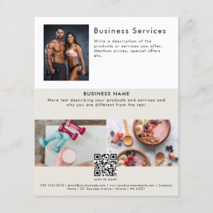 Advertising Leaflet Sales Service Promotional Flyer