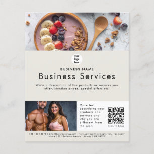 Advertising Leaflet Sales Service Promotional Flyer