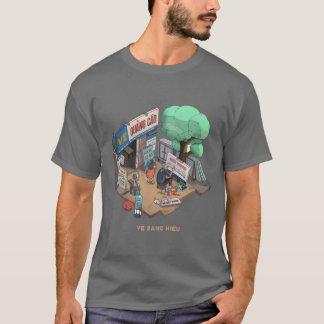 Advertising Store Busy Saigon Vietnam Street Life T-Shirt