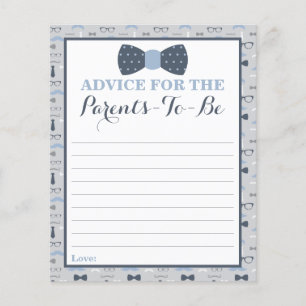 Advice and Wishes Card, Little Man