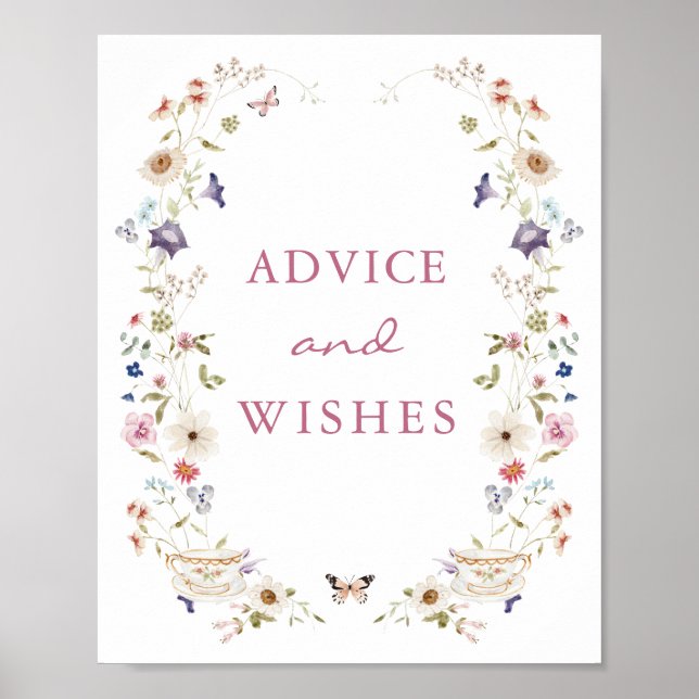 Advice and Wishes Poster (Front)