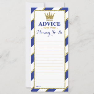 Advice Card for Mum-To-Be, Baby Shower, 25 Pack