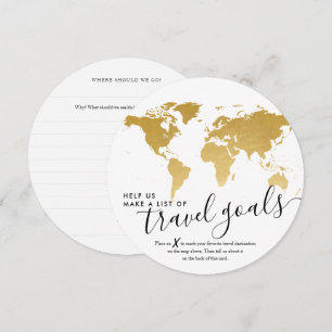 Advice Card Unique Guest Book Travel Ideas Cards