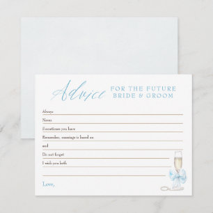 Advice Cards For Bride and Groom Game Wishes