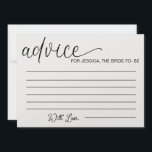 Advice for Bride to Be- Bridal Shower Advice Cards<br><div class="desc">Advice for Bride to Be- Bridal Shower Advice Cards</div>