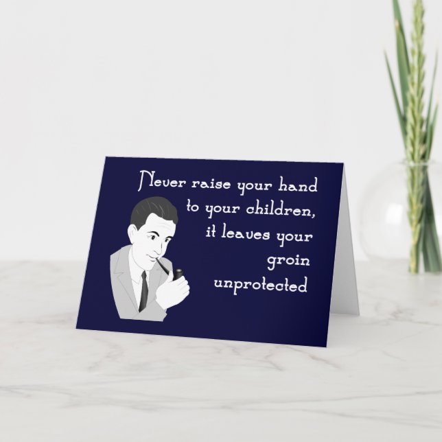 Advice for Dads Greeting Card (Front)
