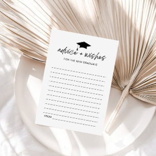 Advice For Graduate Minimalist Card