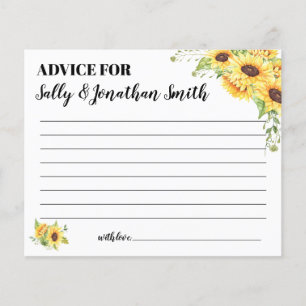 Advice for Mum and Dad bilingual baby shower card