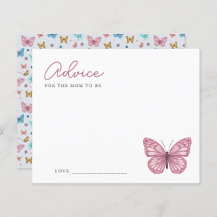 Advice For Mum To Be Butterfly Baby Shower