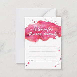 Advice for new parents Baby Shower cards