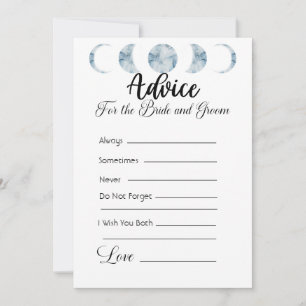 Advice For The Bride and Groom Pale Purple Invitation