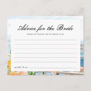Advice for the Bride Aperol Spritz Bridal Shower Enclosure Card