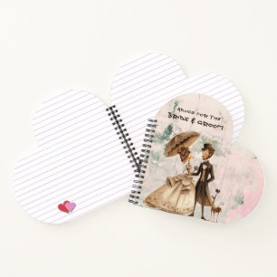 Advice for the Bride & Groom Old Fashioned Vintage Notebook