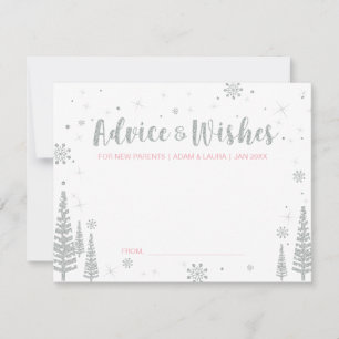 Advice for the mum, parents   Baby Shower Activity Invitation