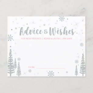 Advice for the mum, parents Baby Shower Activity Invitation