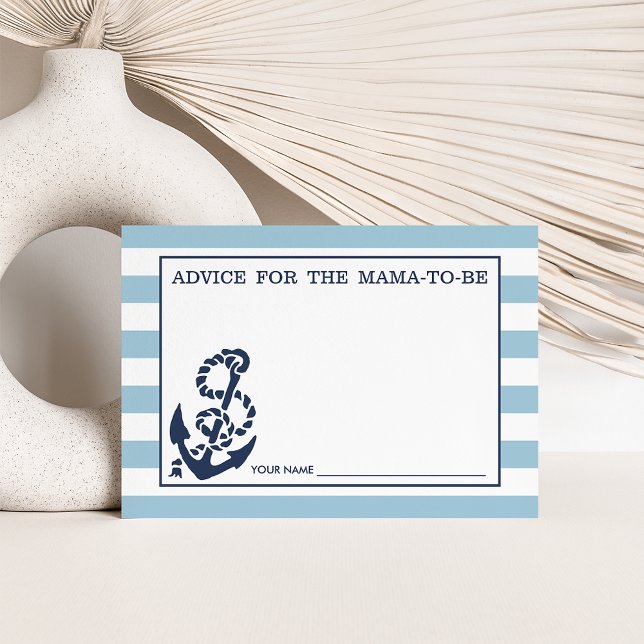 Advice for the Mum to Be | Blue Nautical Stripe (Creator Uploaded)