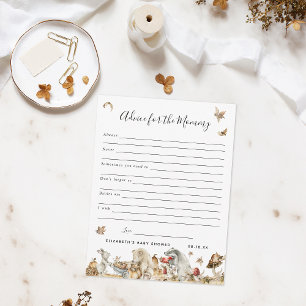 Advice for the Mummy Baby Shower Game