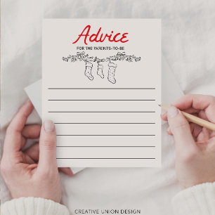 Advice for the Parents-to-be Baby Shower Game