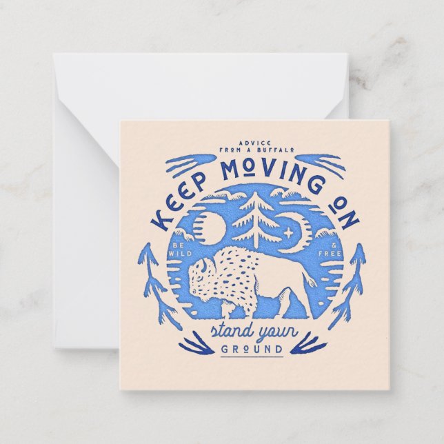 Advice from a Buffalo Card (Front)