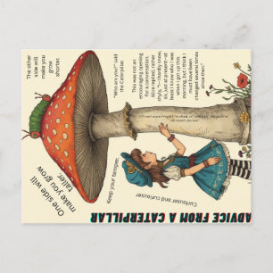 Advice from a Caterpillar Post Card