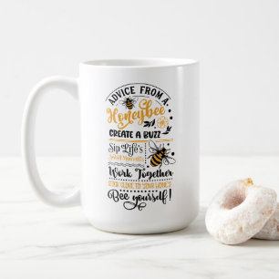 Advice from a Honeybee Coffee Mug