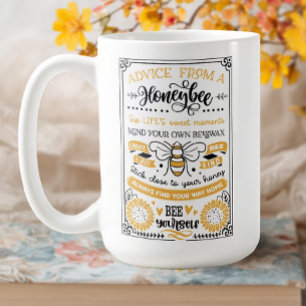 Advice from a Honeybee Coffee Mug